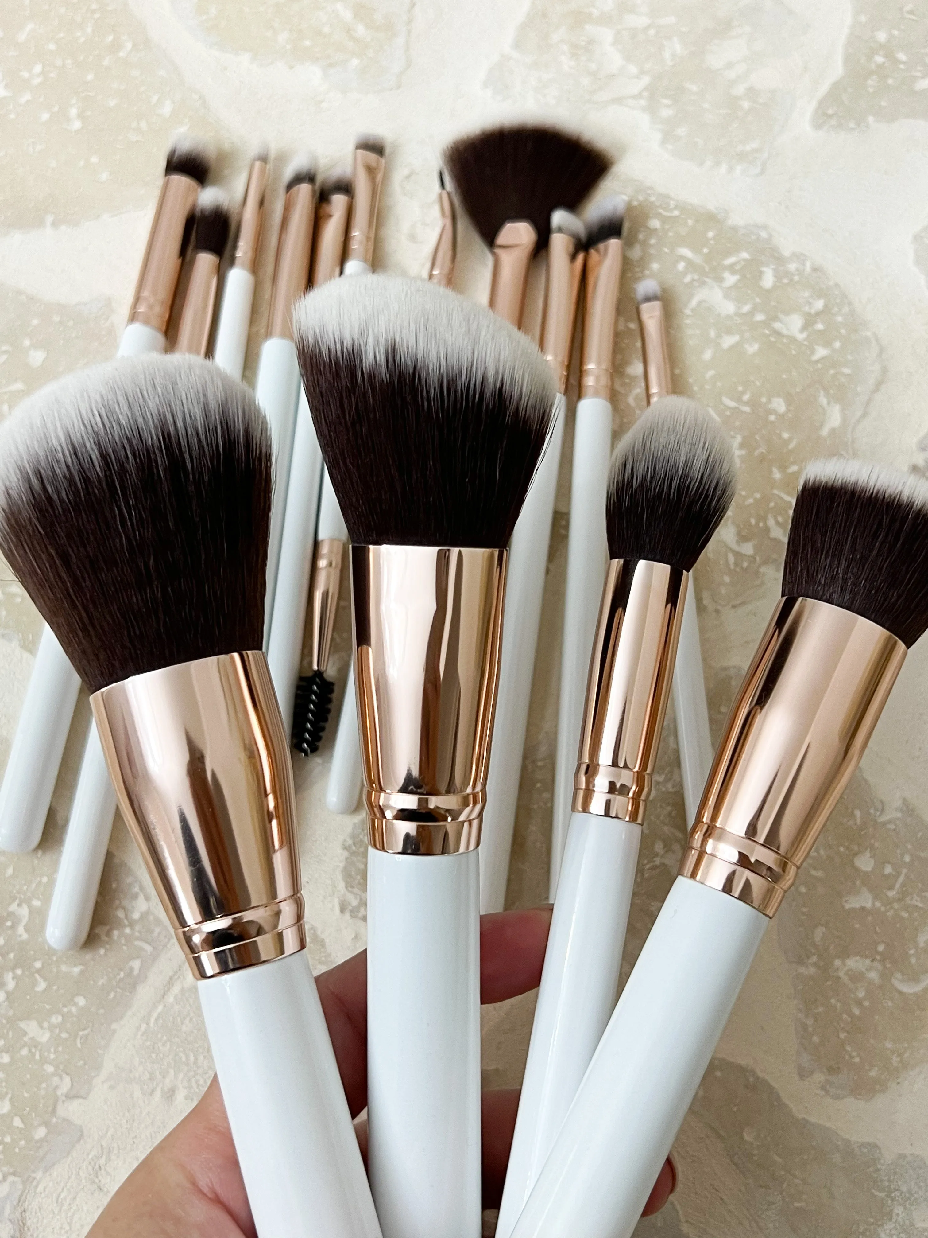 15 Piece Makeup Brush Set
