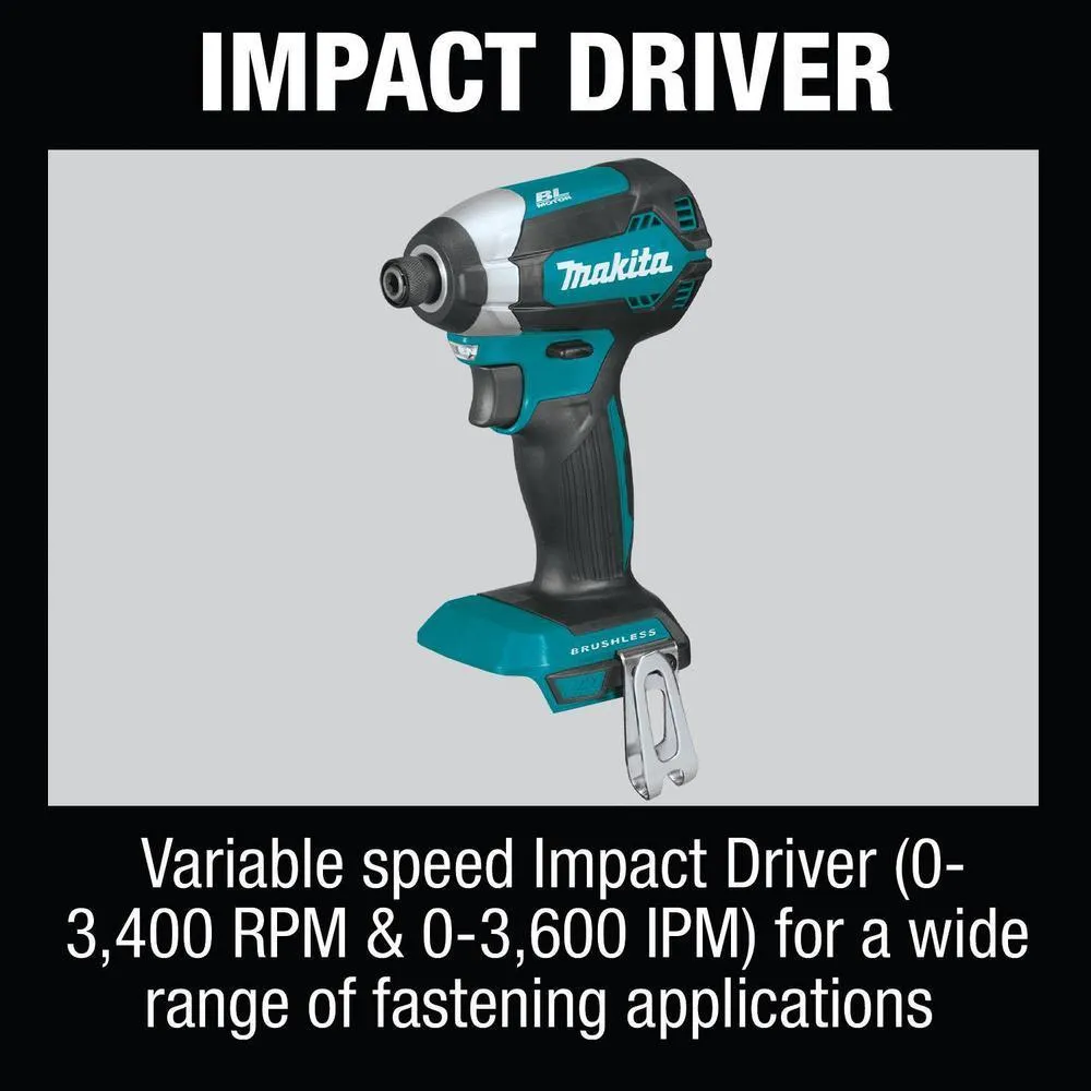 18-Volt LXT Lithium-Ion Cordless 6-Piece Kit (Driver-Drill/Impact Driver/Circular Saw/Multi-Tool/Radio/Light) 3.0A