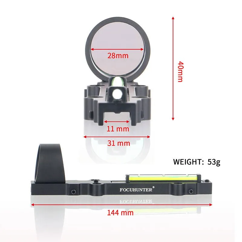 1X28 RED&GREEN DOT FIBER SHOTGUN SIGHT