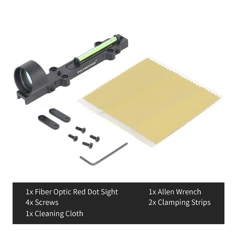 1X28 RED&GREEN DOT FIBER SHOTGUN SIGHT