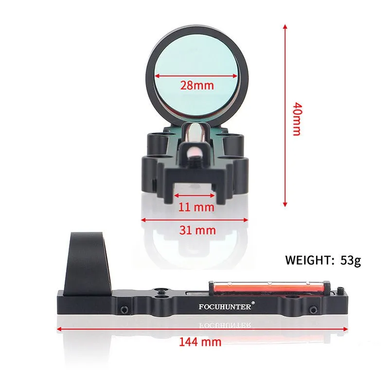 1X28 RED&GREEN DOT FIBER SHOTGUN SIGHT