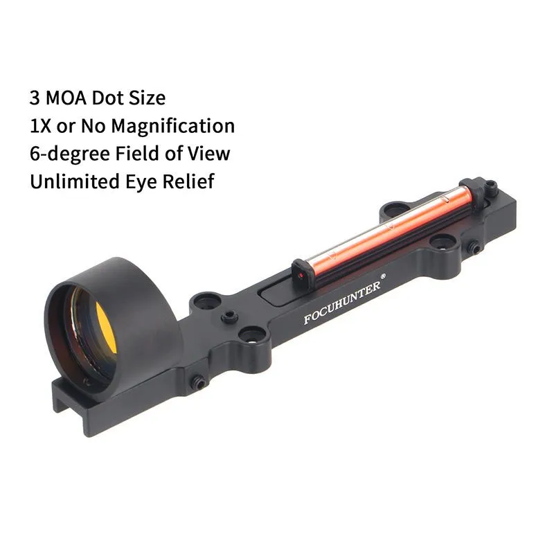 1X28 RED&GREEN DOT FIBER SHOTGUN SIGHT