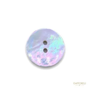 2 Holes Round Mother of Pearl Buttons 494 - Gafforelli Srl