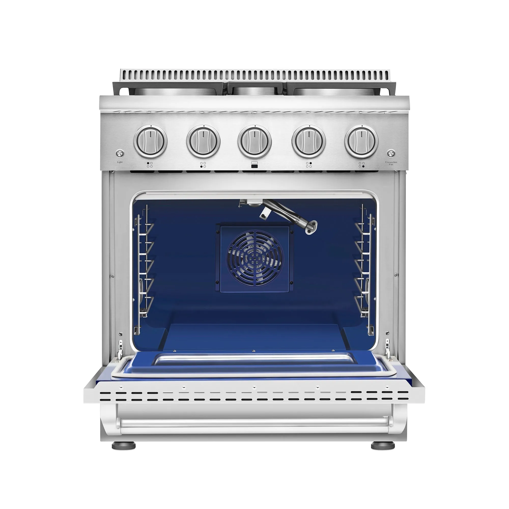 2 Piece Kitchen Appliances Packages w/ 30" Gas Range & 30" Range Hood-30GR03 & 30RH08