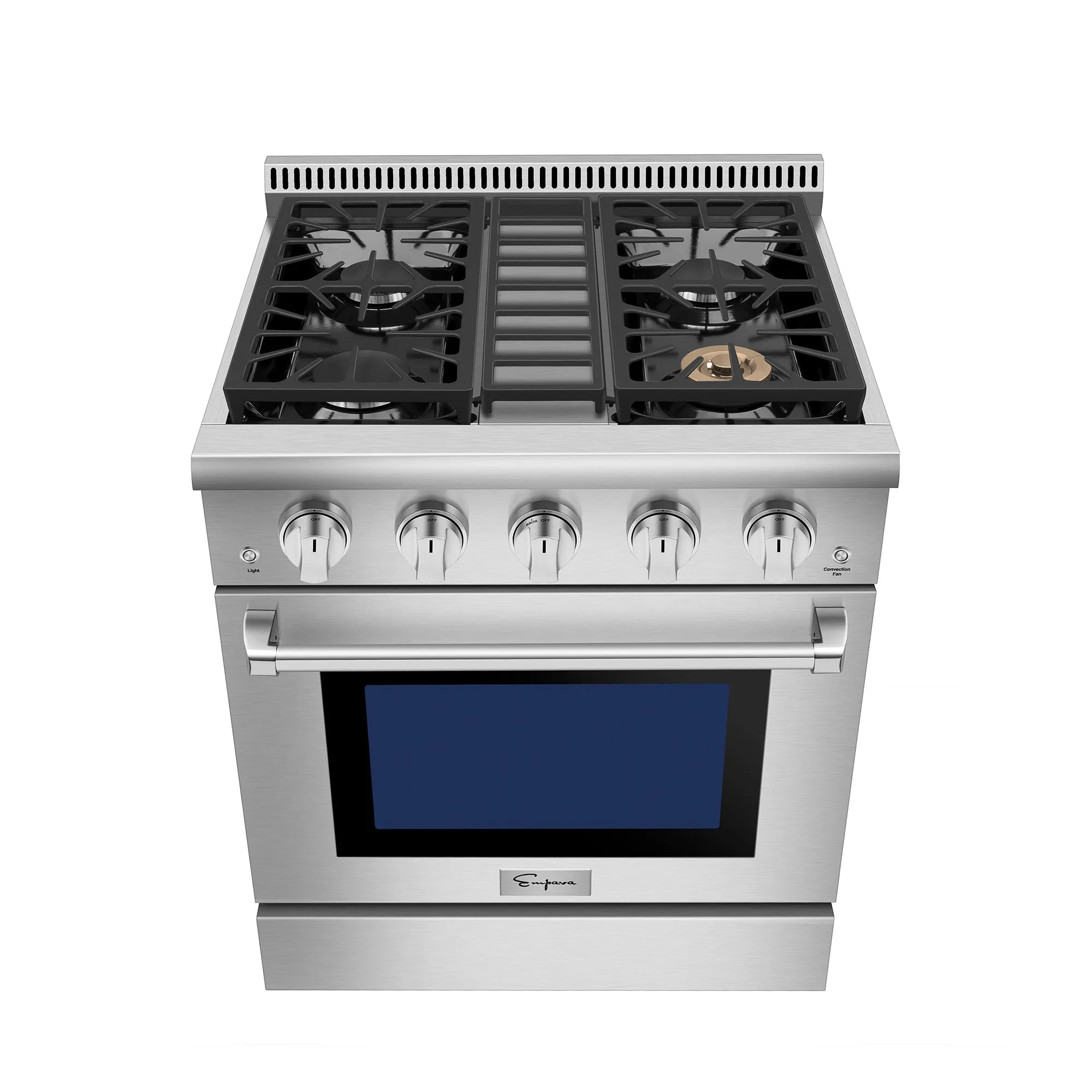 2 Piece Kitchen Appliances Packages w/ 30" Gas Range & 30" Range Hood-30GR03 & 30RH08