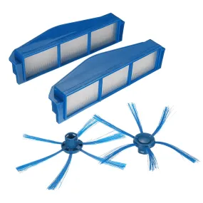 4Pcs Side Brush and Filter for Philips Robot Vacuum Cleaner FC8792FC8794FC8796 Tool