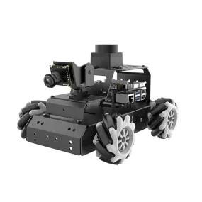 4WD Robot Car with Lidar Monocular/Depth Camera RC Car for Raspberry Pi 5 ROS Robot Kit Support SLAM and Autonomous Driving Tank