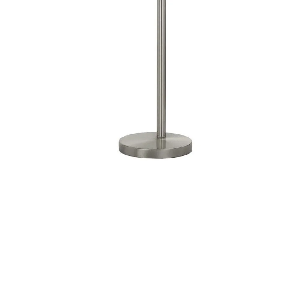 72 Inch Arched Floor Lamp with 5 Branched LED Lights, Silver By Casagear Home