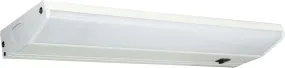 9" LED Undercabinet Light, 260 Lumens, 4 watt, 120V, 3000K or 4000K CCT,  White Finish