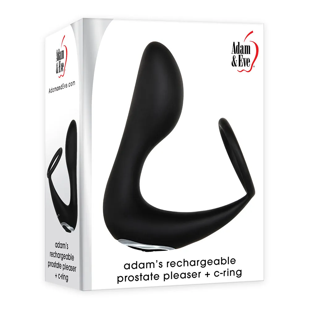 Adam & Eve Adam's Rechargeable Prostate Pleaser   C-Ring