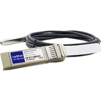 AddOn Enterasys 10GB-C07-SFPP Compatible TAA Compliant 10GBase-CU SFP  to SFP  Direct Attach Cable (Passive Twinax, 7m) 10GB-C07-SFPP-AO