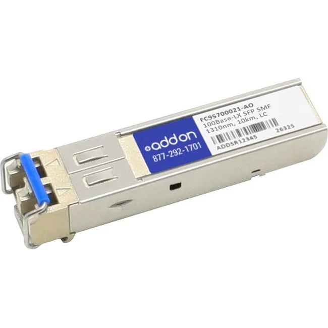 AddOn Fujitsu FC95700021 Compatible TAA Compliant 100Base-LX SFP Transceiver (SMF, 1310nm, 10km, LC) FC95700021-AO