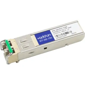 AddOn Moxa SFP-1GLHLC-T Compatible TAA Compliant 1000Base-LH SFP Transceiver (SMF, 1310nm, 30km, LC, Rugged) SFP-1GLHLC-T-AO