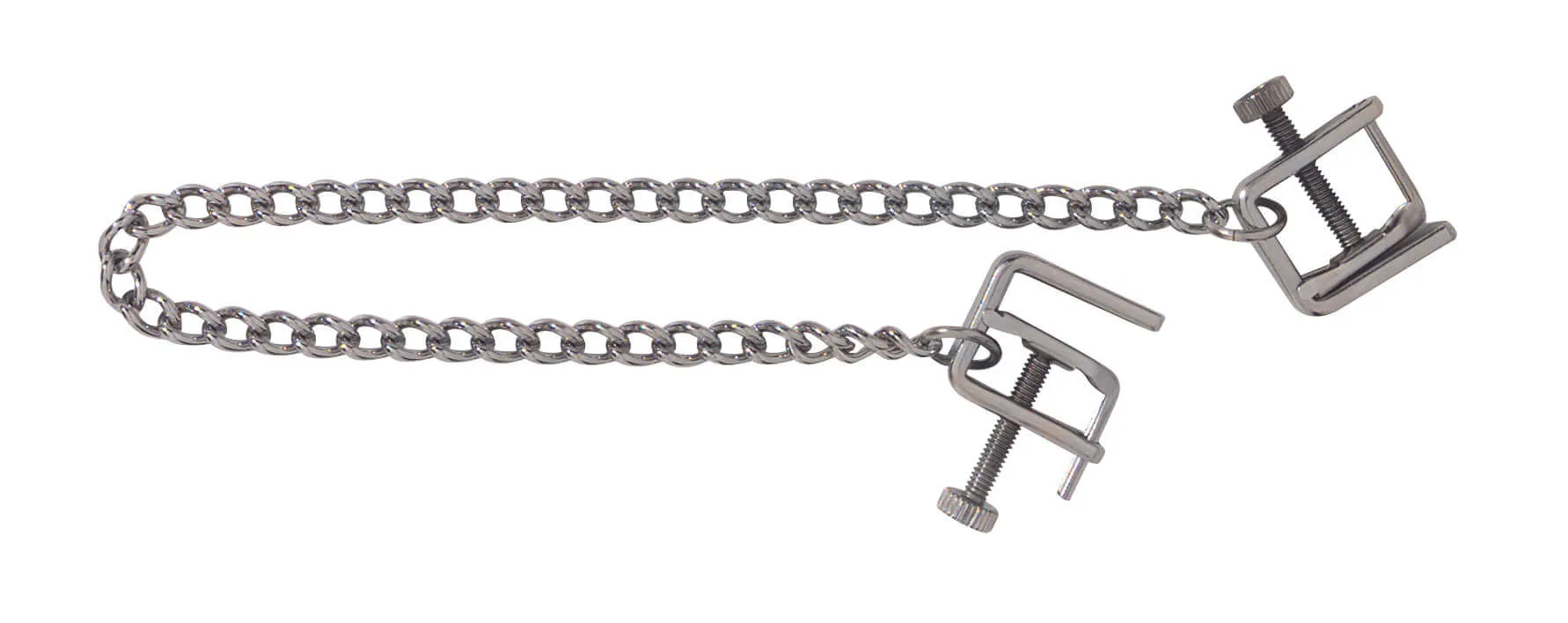 Adjustable Press Nipple Clamps with Link Chain - Extreme Line