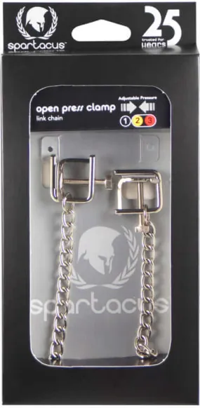 Adjustable Press Nipple Clamps with Link Chain - Extreme Line