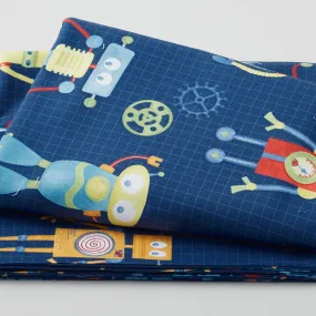 Alpha-Bots - Robots A/O Navy 3 Yard Cut