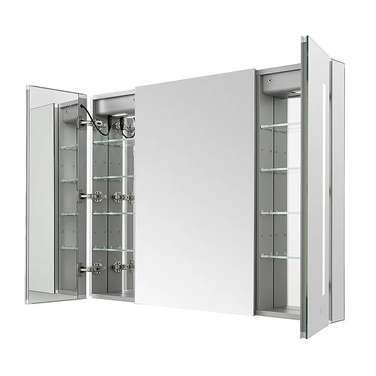 Aquadom Signature Royale 48x36 LED Lighted Triple Door Medicine Cabinet