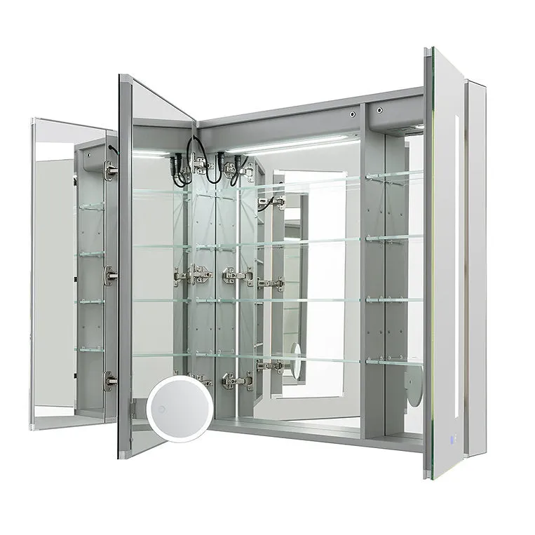 Aquadom Signature Royale 48x36 LED Lighted Triple Door Medicine Cabinet