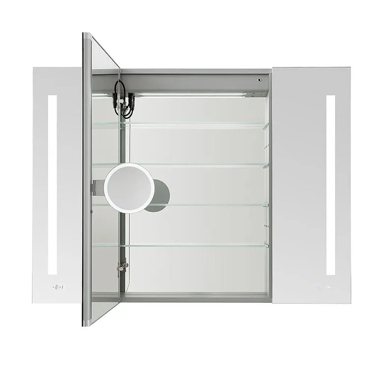 Aquadom Signature Royale 48x36 LED Lighted Triple Door Medicine Cabinet