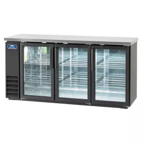 Arctic Air ABB72G 72" Glass Door Refrigerated Back Bar Cooler 20.7 Cu Ft