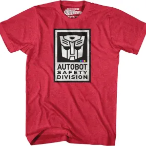 Autobot Safety Division Transformers T-Shirt