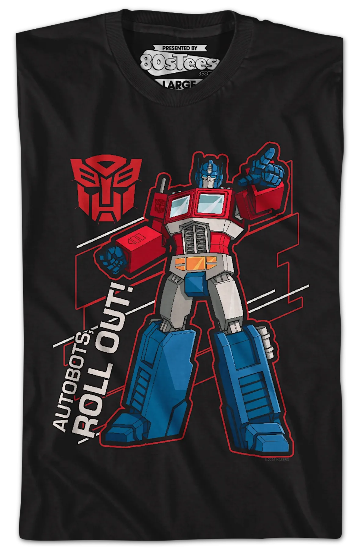Autobots Roll Out Optimus Prime Transformers T-Shirt