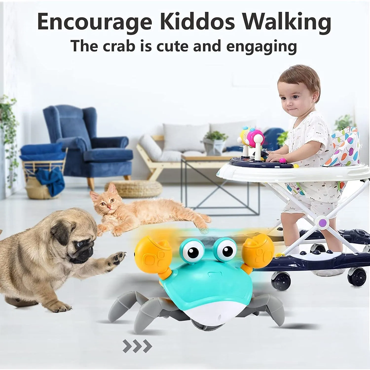 Baby Toys Infant Crawling Crab