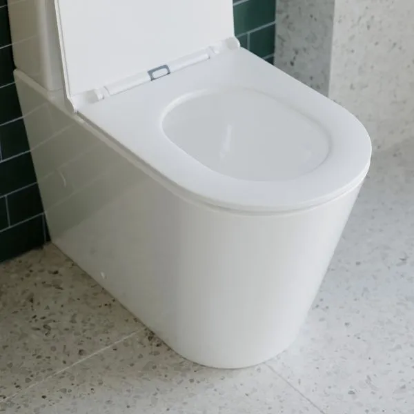 Bao Elegant Raised Height Rimless Back to Wall Toilet Suite