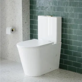 Bao Elegant Raised Height Rimless Back to Wall Toilet Suite