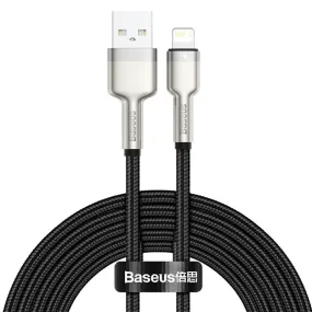 BASEUS 2M USB to Lightning Charging Cable (2.4A) | Cafule Metal Series iPhone Fast Charger Cable
