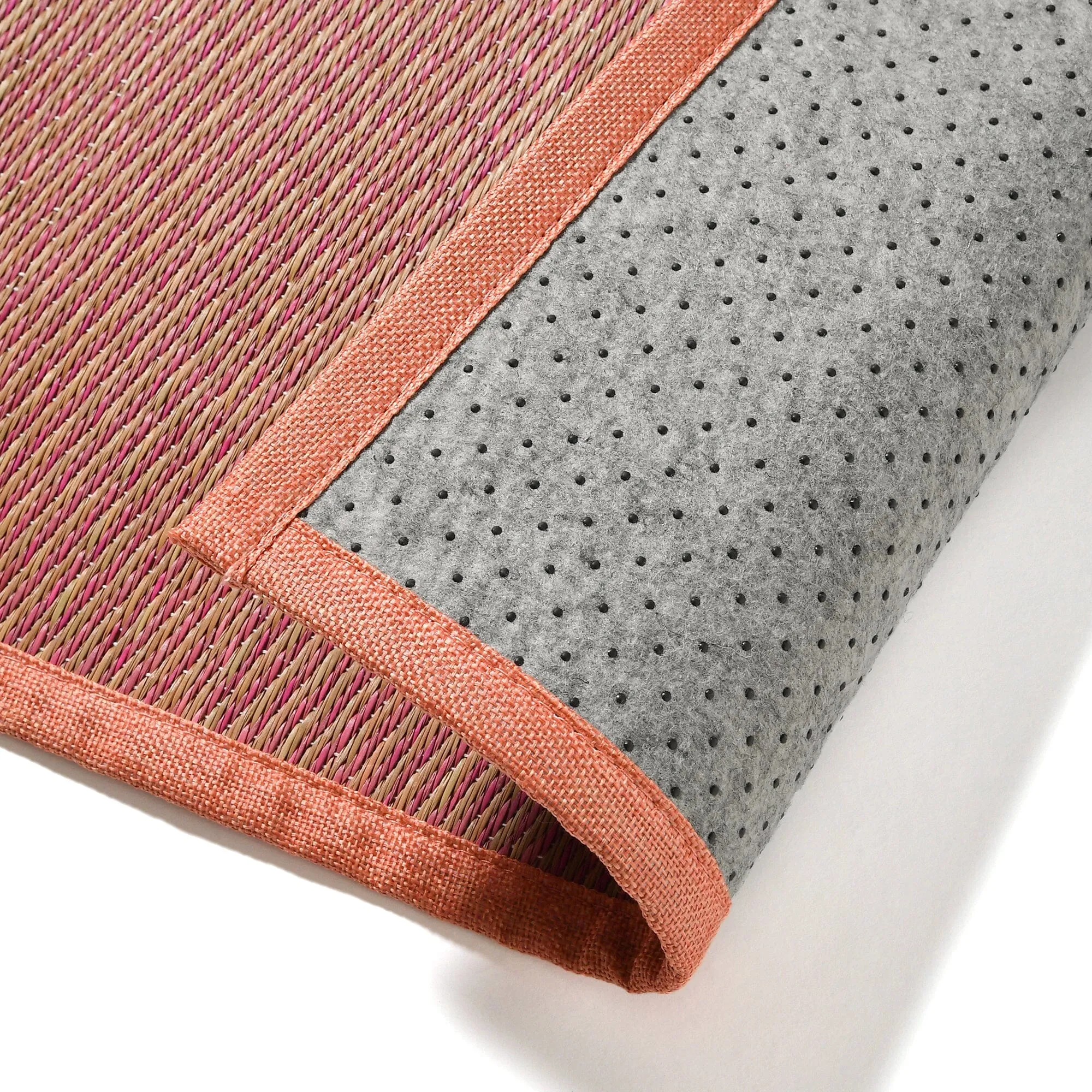 Bicolor Igusa Goza Rug M 1800×1200 Pink