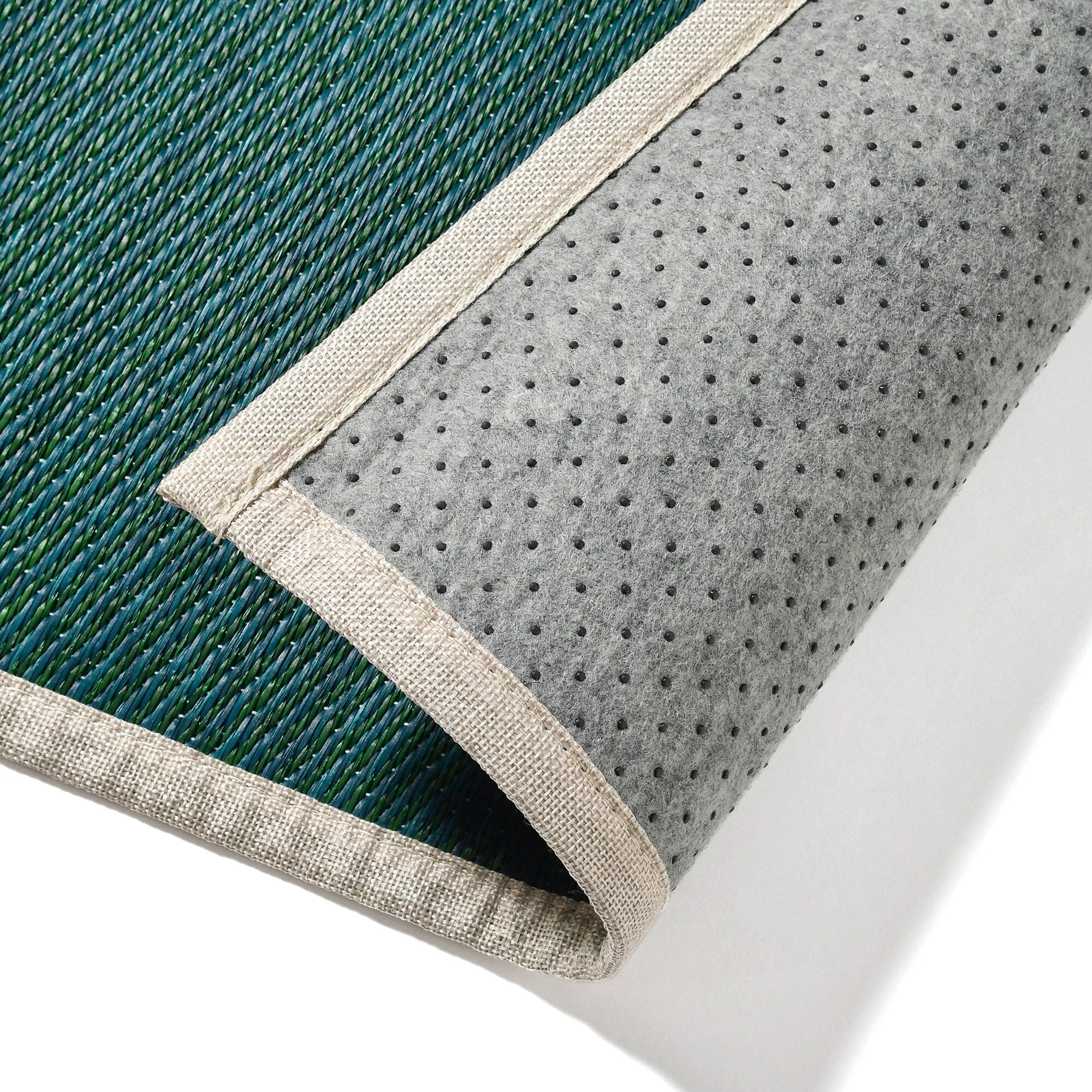 Bicolor Igusa Long Goza Mat S 1800×600 Green