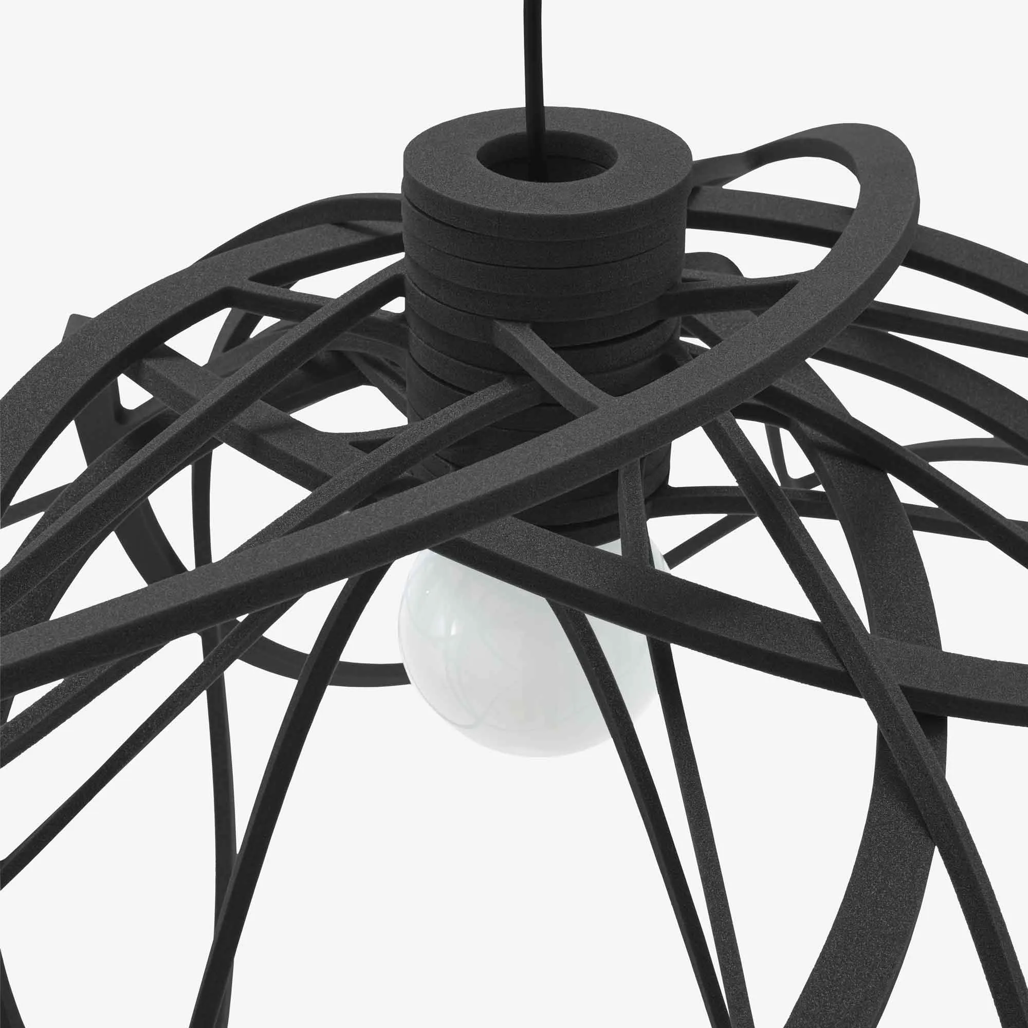 Bloom Suspended Ceiling Light Black
