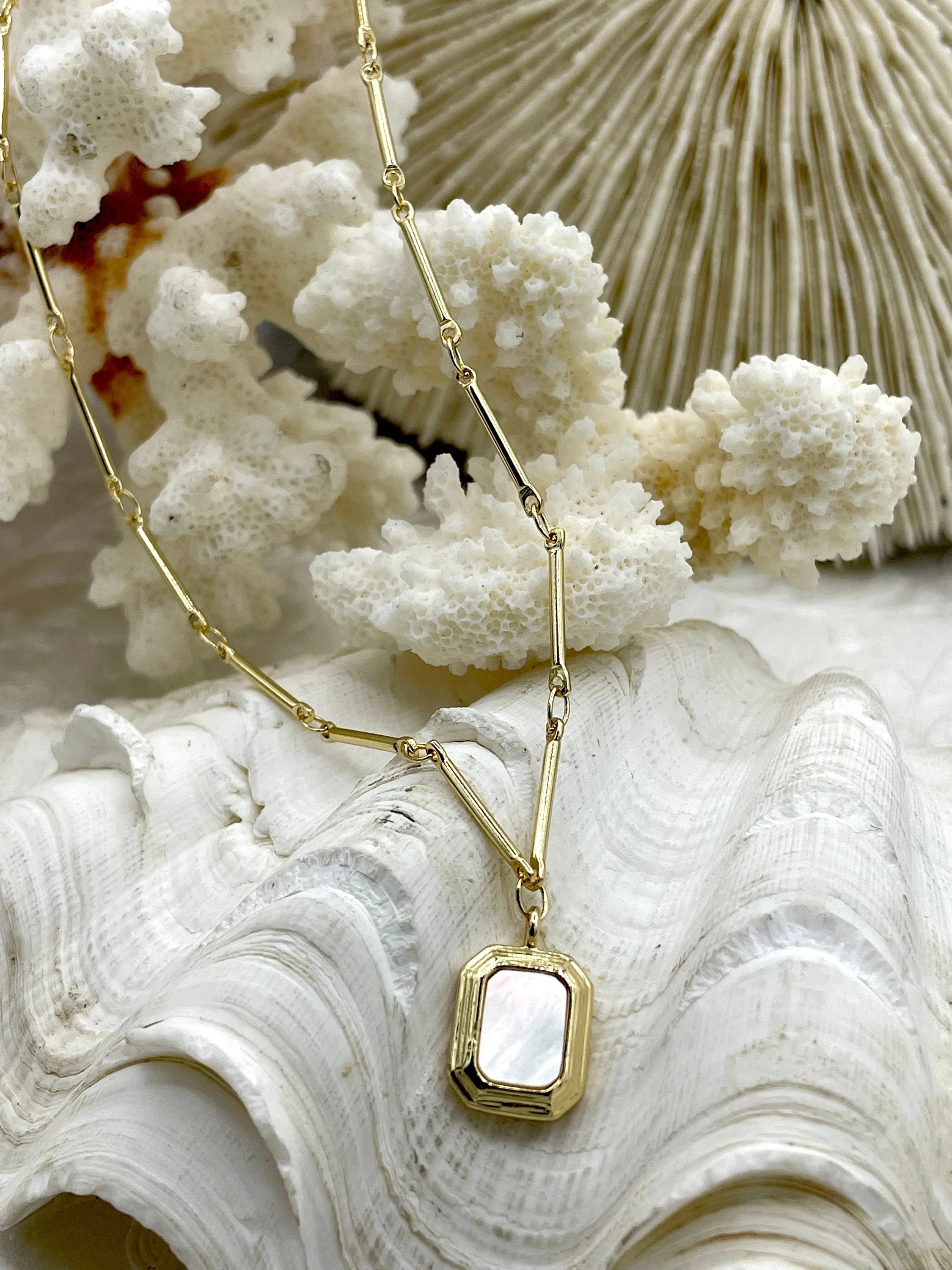 Brass Gold Plated Mother of Pearl Pendants, High Quality Brass Charms, 3 Styles, Mother of Pearl Charms, MOP pendants, Fast Ship.