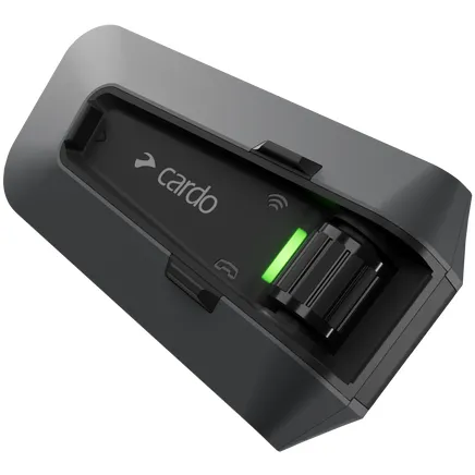Cardo Packtalk Edge Single Mesh Bluetooth Intercom System Grey / Black