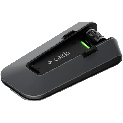 Cardo Packtalk Edge Single Mesh Bluetooth Intercom System Grey / Black