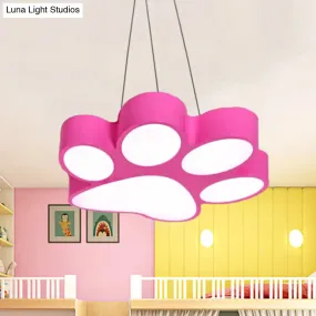 Cartoon Dog Paw LED Pendant Bathroom Light