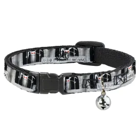 Cat Collar Breakaway - Robots C U Black