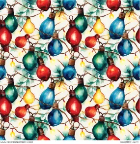 Christmas Lights Vinyl Sheet/Wrap