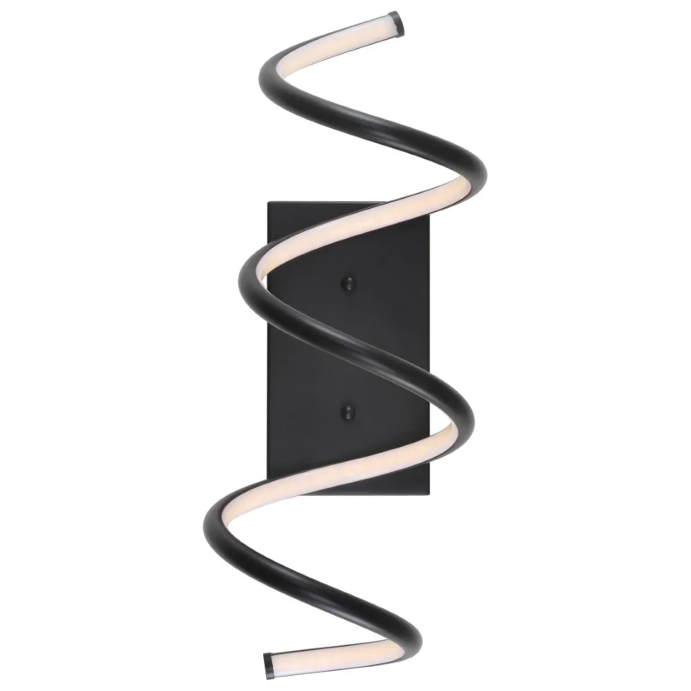 Corella 7" Modern Metal Integrated LED Vanity Light Sconce