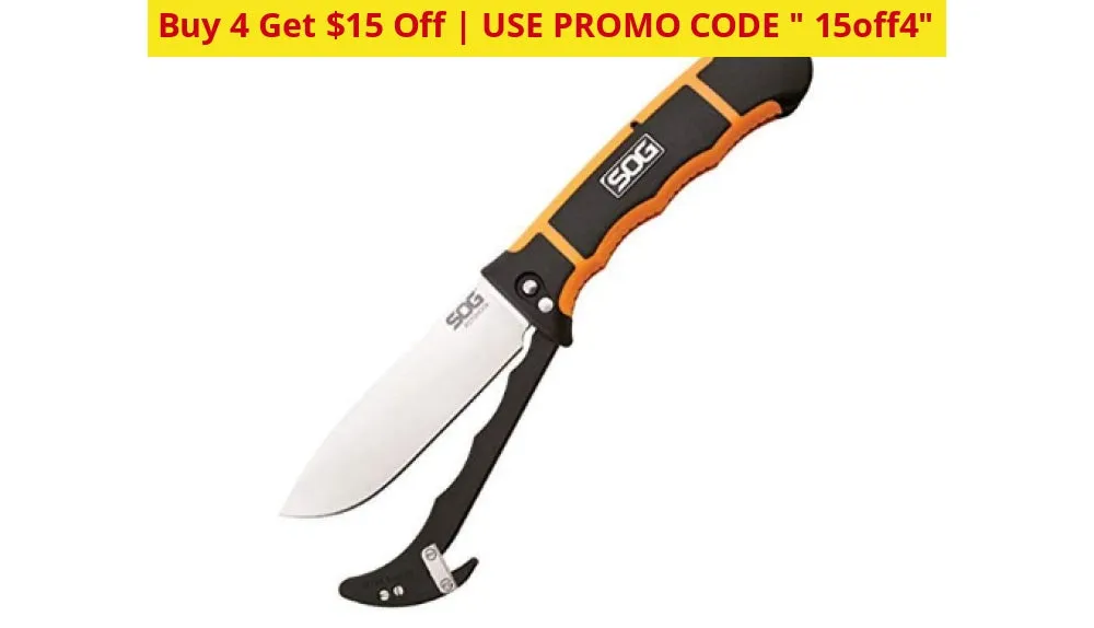 CRAZIEST KNIFE DEAL: Buy Any 4 Get $15 Off! SOG Specialty Knives (Retail Packaging May Vary) - Ships Quick!