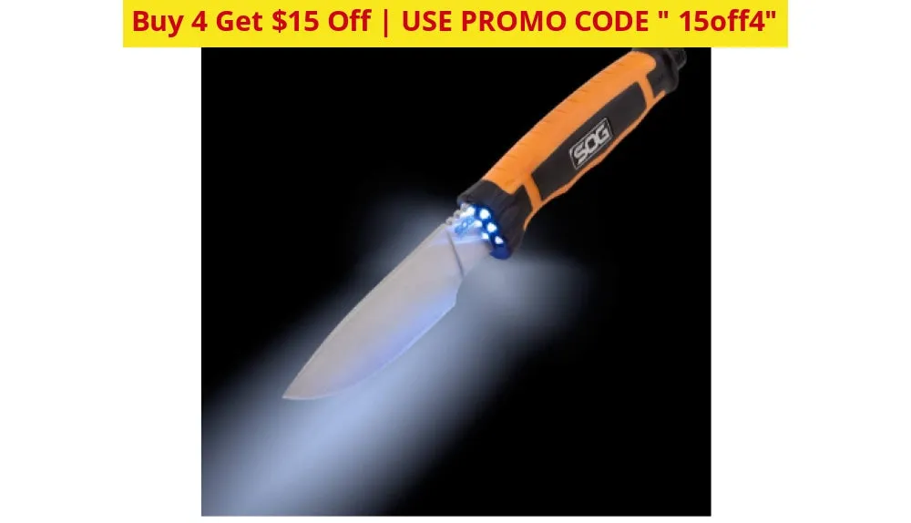 CRAZIEST KNIFE DEAL: Buy Any 4 Get $15 Off! SOG Specialty Knives (Retail Packaging May Vary) - Ships Quick!
