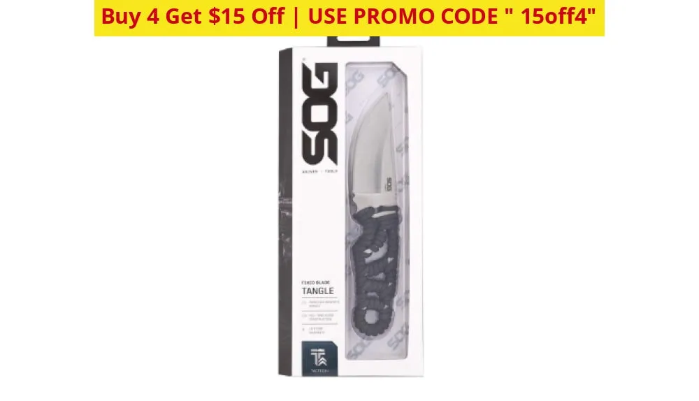 CRAZIEST KNIFE DEAL: Buy Any 4 Get $15 Off! SOG Specialty Knives (Retail Packaging May Vary) - Ships Quick!