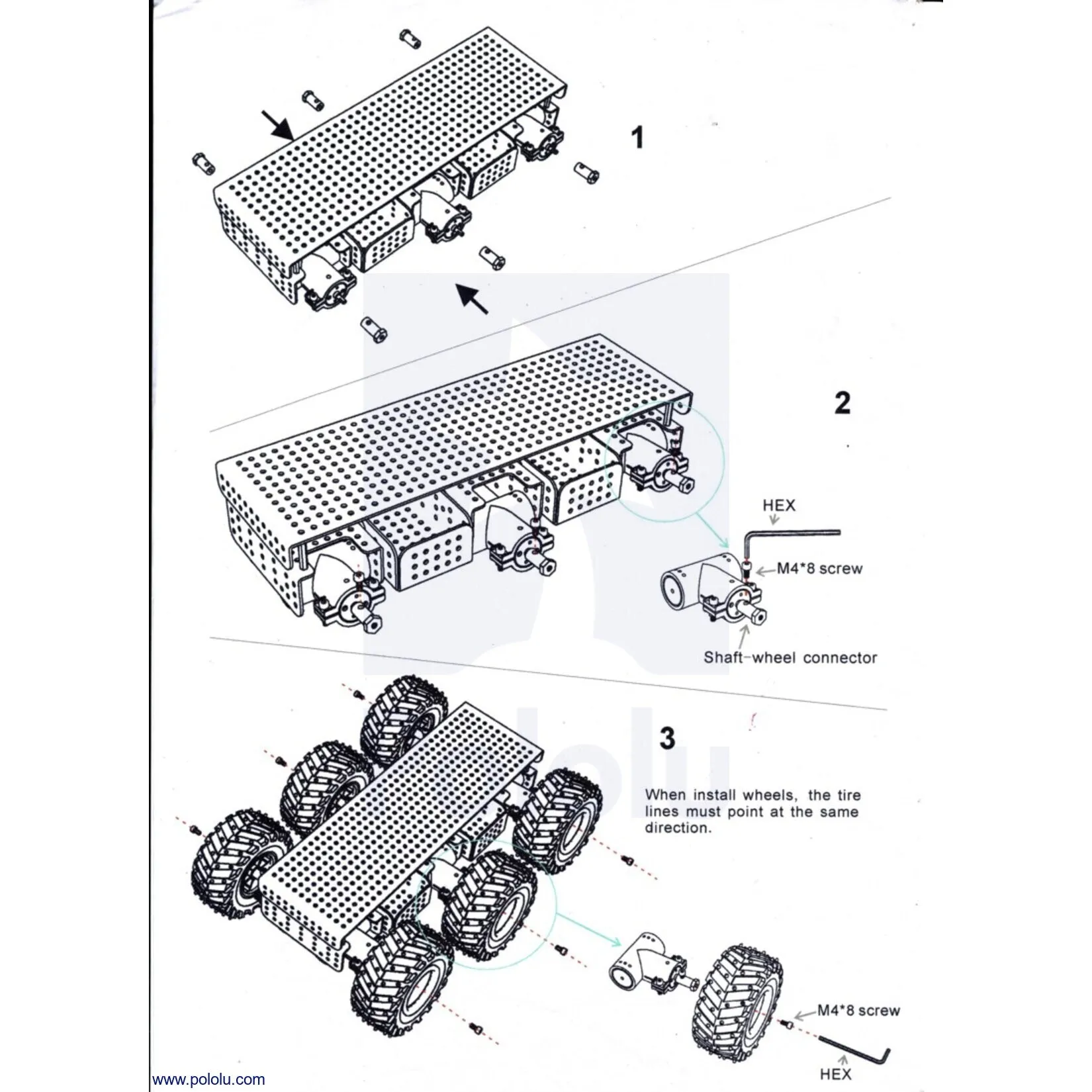 Dagu Wild Thumper 4WD All-Terrain Chassis