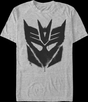 Decepticon Graffiti Logo Transformers T-Shirt