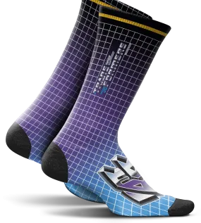 Decepticons Logo Transformers Socks