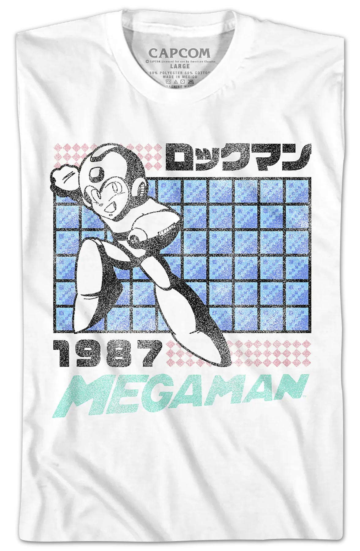 Distressed Mega Man T-Shirt
