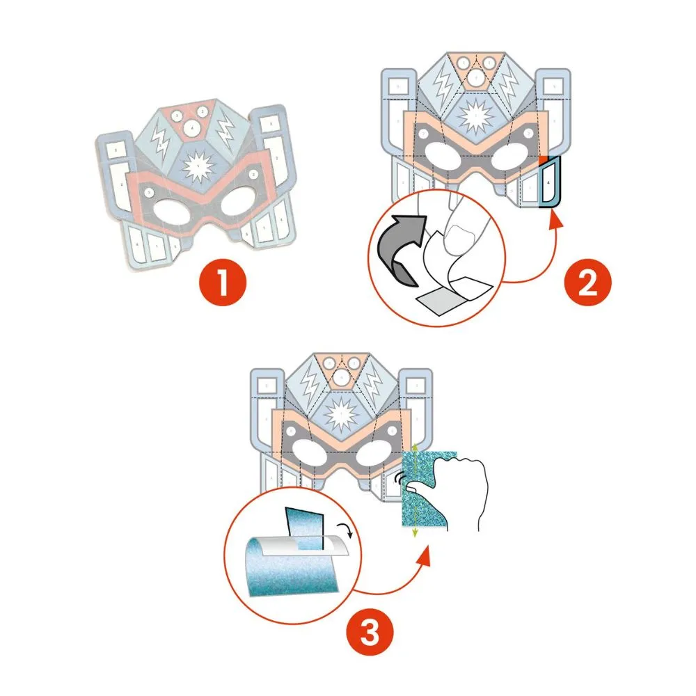 Djeco Do It Yourself - Super Robots Masks To Make