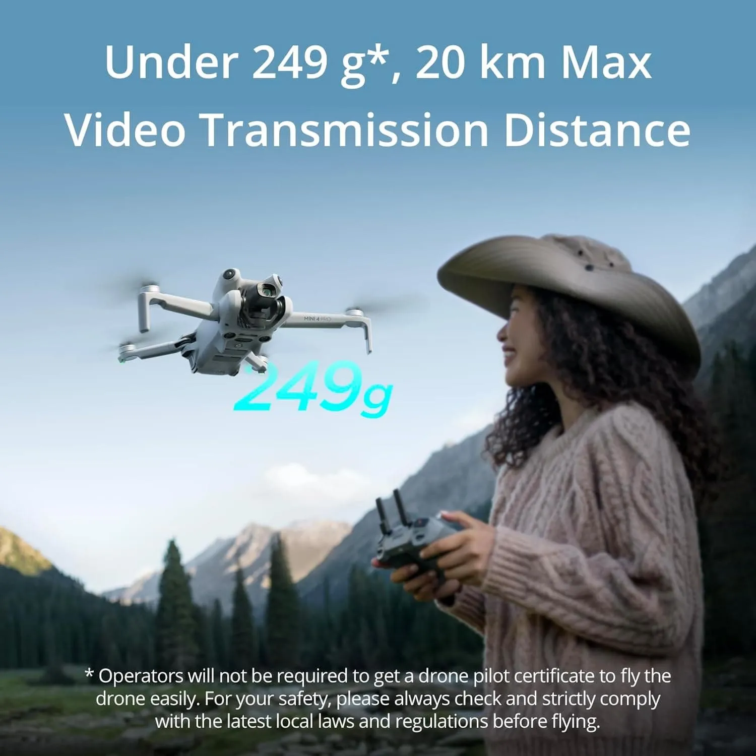 DJI Mini 4 Pro Drone with DJI RC 2 Controller