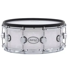 Drum-Tec Pro 3 Series E-Snare Drum 14x5.5 White Marine Pearl